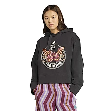 ДАМСКИ СУИТШЪРТ ADIDAS JL8607 FARM HOODIE ЧЕРЕН