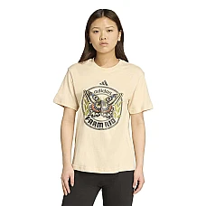 ДАМСКА ТЕНИСКА ADIDAS JL8614 FARM GFX TEE БЕЖОВА