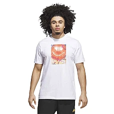 МЪЖКА ТЕНИСКА ADIDAS JV8433 SPOTLIGHT TEE 2 БЯЛА