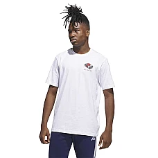 МЪЖКА ТЕНИСКА ADIDAS JV8439 HOLIDAY GIFTBOX TEE БЯЛА