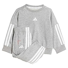 БЕБЕШКИ СПОРТЕН ЕКИП ЗА МОМЧЕ ADIDAS JV9852 3S FT JOG 240 СИВ