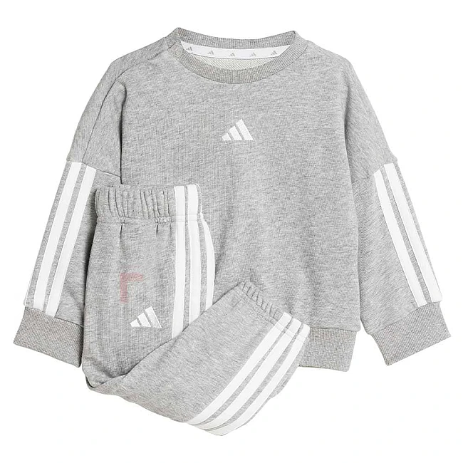 БЕБЕШКИ СПОРТЕН ЕКИП ЗА МОМЧЕ ADIDAS JV9852 3S FT JOG 240 СИВ