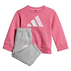 БЕБЕШКИ СПОРТЕН ЕКИП ЗА МОМИЧЕ ADIDAS JY0303 BL FL JOG 240 РОЗОВ/СИВ