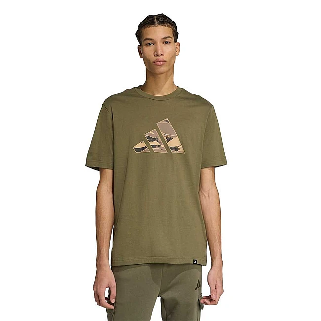 МЪЖКА ТЕНИСКА ADIDAS KA7131 CAMO LOGO TEE МАСЛИНЕНО ЗЕЛЕНА