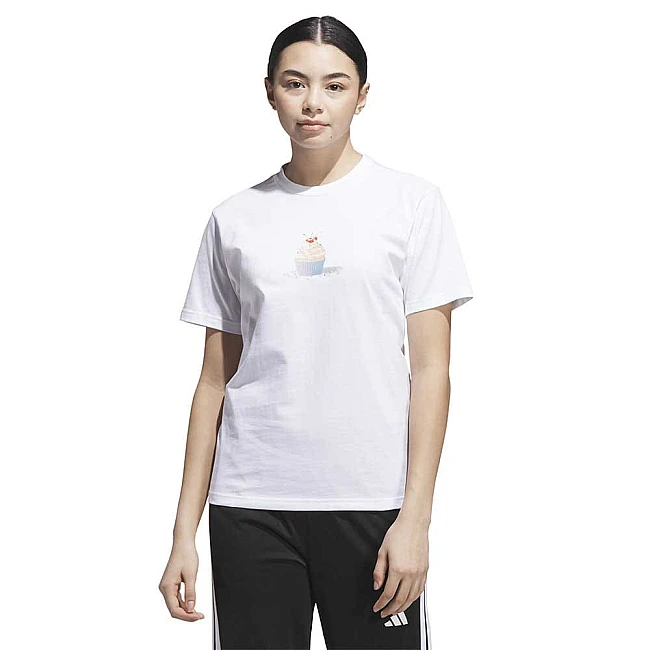 ДАМСКА ТЕНИСКА ADIDAS JL7489 CO CUPCAKE TEE БЯЛА