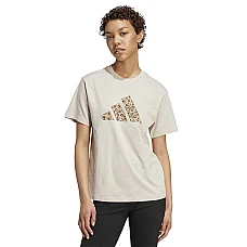 ДАМСКА ТЕНИСКА ADIDAS JM4423 ANIMAL TEE БЕЖОВА
