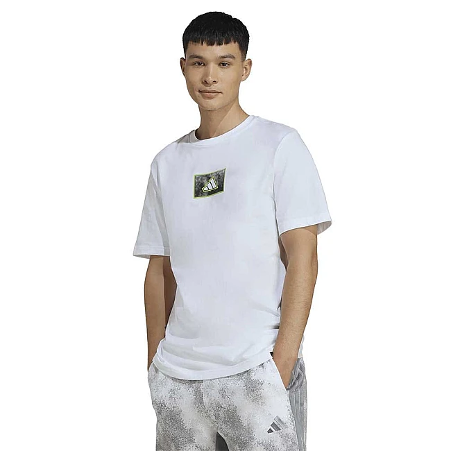 МЪЖКА ТЕНИСКА ADIDAS JM6374 CAMO BOX TEE БЯЛА