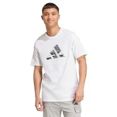 МЪЖКА ТЕНИСКА ADIDAS JM6380 CAMO LOGO TEE БЯЛА