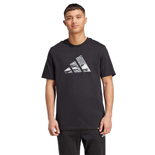 МЪЖКА ТЕНИСКА ADIDAS JM6381 CAMO LOGO TEE ЧЕРНА