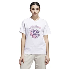 ДАМСКА ТЕНИСКА ADIDAS JN2523 FLORAL TEE БЯЛА