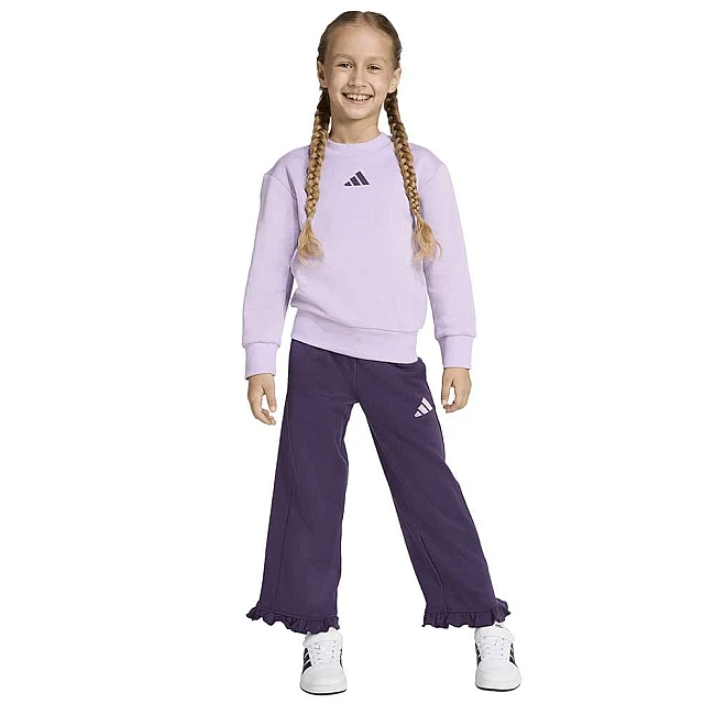 ДЕТСКИ СПОРТЕН ЕКИП ЗА МОМИЧЕ ADIDAS JX0201 SWTP FL TS ЛИЛАВ