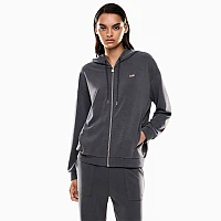 ДАМСКО ГОРНИЩЕ EA7 EMPORIO ARMANI 7W000192-U8117 CORE LADY RELAX HOODIE FZ ТЪМНОСИВО