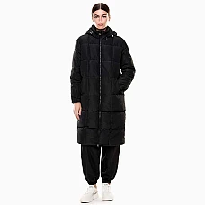 ДАМСКО ЯКЕ EA7 EMPORIO ARMANI 7W000649-MC231 WINTER LONG JACKET HO MEDIUM PADDED CORE ЧЕРНО