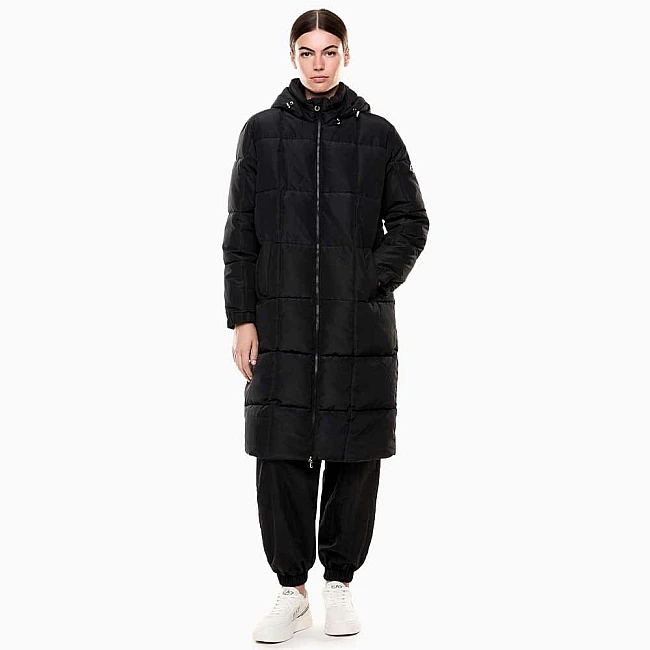 ДАМСКО ЯКЕ EA7 EMPORIO ARMANI 7W000649-MC231 WINTER LONG JACKET HO MEDIUM PADDED CORE ЧЕРНО