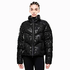ДАМСКО ЯКЕ EA7 EMPORIO ARMANI 7W000654-FC202 BOMBER JACKET EXTRA PADDED MONOGRAM ЧЕРНО