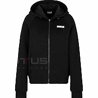 ДАМСКО ГОРНИЩЕ EA7 EMPORIO ARMANI 7W000675-UC001 NATURAL VENTUS7 HOODIE FZ ЧЕРНО