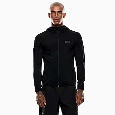 МЪЖКО ГОРНИЩЕ EA7 EMPORIO ARMANI 7M000591-UC001 VIGOR7 HOODIE FZ PL ST ЧЕРНО
