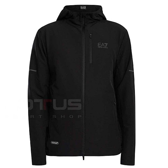 МЪЖКО ГОРНИЩЕ EA7 EMPORIO ARMANI 7M000639-UC001 VENTUS7 HOODIE FZ PL ST ЧЕРНО