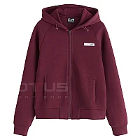 ДАМСКО ГОРНИЩЕ EA7 EMPORIO ARMANI 7W000675-M5064 NATURAL VENTUS7 HOODIE FZ БОРДО