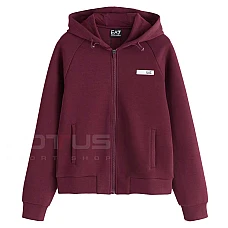 ДАМСКО ГОРНИЩЕ EA7 EMPORIO ARMANI 7W000675-M5064 NATURAL VENTUS7 HOODIE FZ БОРДО ДАМСКО ГОРНИЩЕ EA7 EMPORIO ARMANI 7W000675-M5064 NATURAL VENTUS7 HOODIE FZ БОРДО