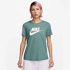 ДАМСКА ТЕНИСКА NIKE DX7906-017 NSW CLUB SS TEE ICN FTRA ЗЕЛЕНА