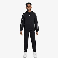 ДЕТСКИ СПОРТЕН ЕКИП ЗА МОМЧЕ NIKE HQ9318-010 NSW CLUB FLC HDY TRACKSUIT ЧЕРЕН