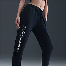 ДАМСКО ДОЛНИЩЕ NIKE HV2346-010 NSW CLUB FLC GX STD PANT ЧЕРНО