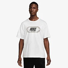 МЪЖКА ТЕНИСКА NIKE HV4133-100 TEE M90 GYM HERITAGE БЯЛА