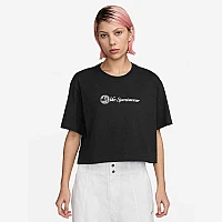 ДАМСКА ТЕНИСКА NIKE HV4947-010 NSW CLUB SS CROP TEE CC ЧЕРНА