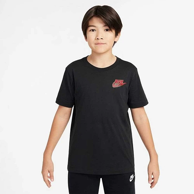 ДЕТСКА ТЕНИСКА ЗА МОМЧЕ NIKE HV5212-010 NSW TEE BOXY MULTI SPORT ЧЕРНА