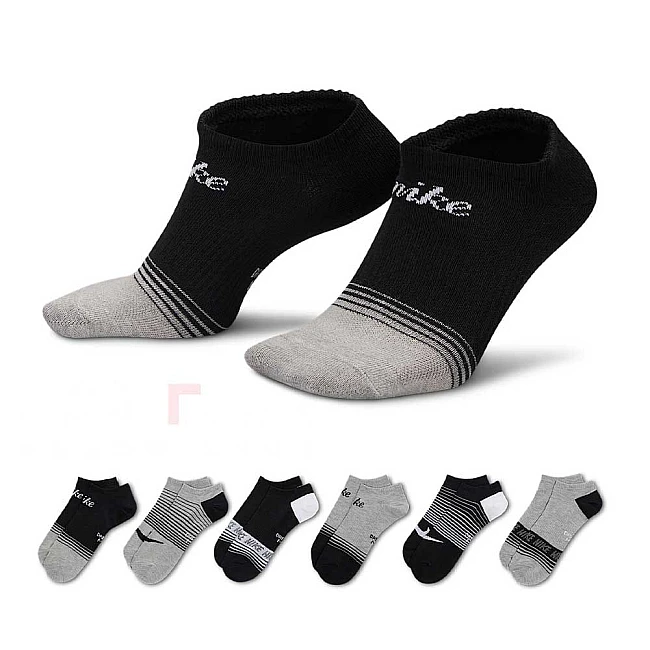 ЧОРАПИ NIKE HV6893-900 ED LTWT NS 6P 132 WGFX СИВИ