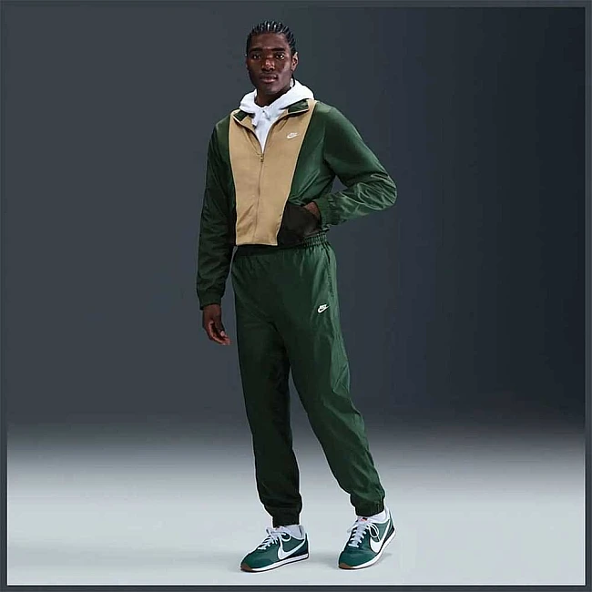 МЪЖКИ СПОРТЕН ЕКИП NIKE HJ1985-323 CLUB WVN TRK SUIT ЗЕЛЕН
