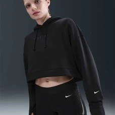ДАМСКА БЛУЗА NIKE HV3600-010 PRO TF FLC HOODIE GG GRX ЧЕРНА