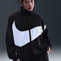 ДАМСКО ГОРНИЩЕ NIKE HV4107-010 NSW LOGO OS TRACK JKT ЧЕРНО