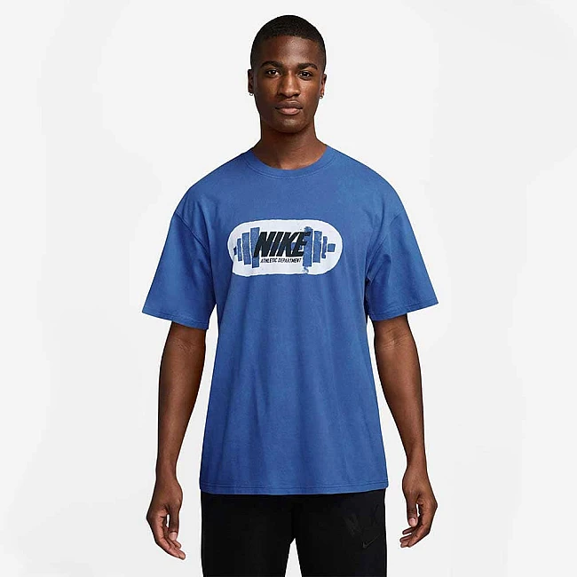МЪЖКА ТЕНИСКА NIKE HV4133-411 TEE M90 GYM HERITAGE СИНЯ