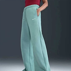 ДАМСКО ДОЛНИЩЕ NIKE IH1011-017 NSW PHNX FLC HR PANT WIDE 2 ЗЕЛЕНО