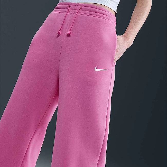 ДАМСКО ДОЛНИЩЕ NIKE IH1011-675 NSW PHNX FLC HR PANT WIDE 2 РОЗОВО