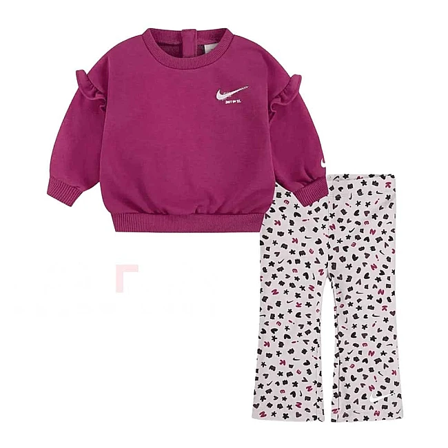 БЕБЕШКИ СПОРТЕН ЕКИП ЗА МОМИЧЕ NIKE 16N294-PA1 ESSENTIALS AOP FEMME SET РОЗОВО-ЛИЛАВ/СИВ - Lotus Sport БЕБЕШКИ СПОРТЕН ЕКИП ЗА МОМИЧЕ NIKE 16N294-PA1 ESSENTIALS AOP FEMME SET РОЗОВО-ЛИЛАВ/СИВ
