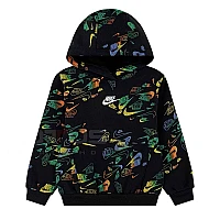 ДЕТСКИ СУИТШЪРТ ЗА МОМЧЕ NIKE 86N206-023 NSW AOP REVEAL PO ЧЕРЕН