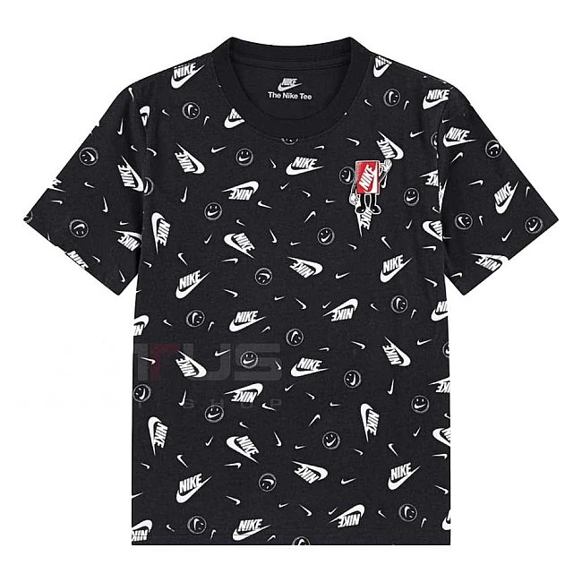 ДЕТСКА ТЕНИСКА ЗА МОМЧЕ NIKE 86N330-023 AOP BOXYB SS TEE ЧЕРНА