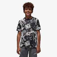 ДЕТСКА ТЕНИСКА ЗА МОМЧЕ NIKE 95F161-G0T JORDAN 23 COLLAGE TEE ТЪМНОСИВА
