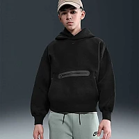 ДЕТСКИ СУИТШЪРТ ЗА МОМЧЕ NIKE HV1198-010 NSW TCH FLC OVRS PO HDY PD ЧЕРЕН