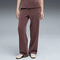 ДАМСКО ДОЛНИЩЕ PUMA 68810888 ESS ELEVATED VELOUR RIB STRAIGHT LEG PANT БЛЕДОЛИЛАВО