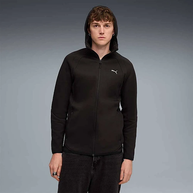МЪЖКО ГОРНИЩЕ PUMA 68823101 EVOSTRIPE FZ HOODIE DK ЧЕРНО