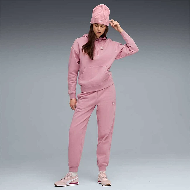 ДАМСКИ СПОРТЕН ЕКИП PUMA 68934665 LOUNGEWEAR SWEAT SUIT COMFORT FL CL РОЗОВ