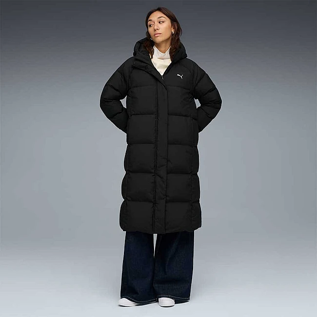 ДАМСКО ДЪЛГО ЯКЕ PUMA 68839001 HOODED DOWN PUFFER COAT ЧЕРНО
