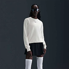 ДАМСКА БЛУЗА NIKE DQ5751-133 NSW PHNX FLC STD CREW БЯЛА