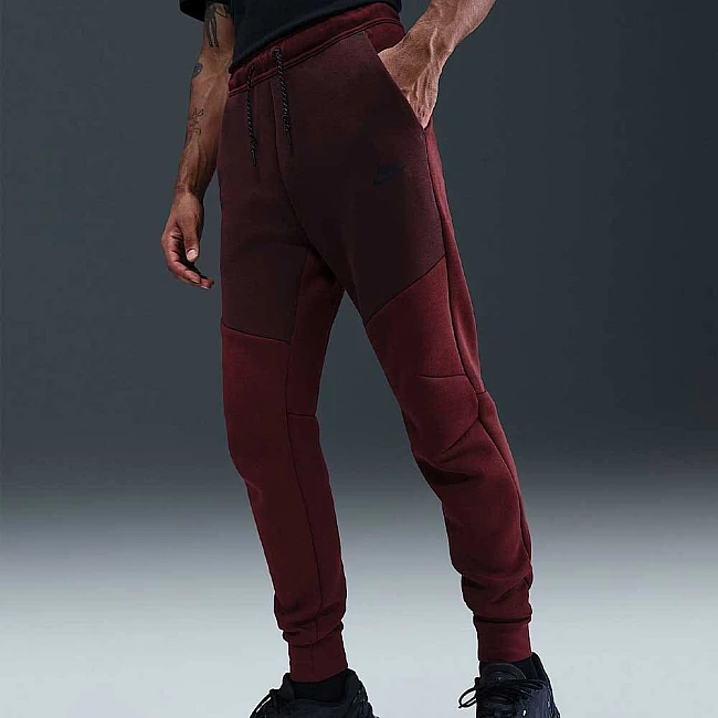 МЪЖКО ДОЛНИЩЕ NIKE HV0959-619 TCH FLC JGGR ЧЕРВЕНО/БОРДО