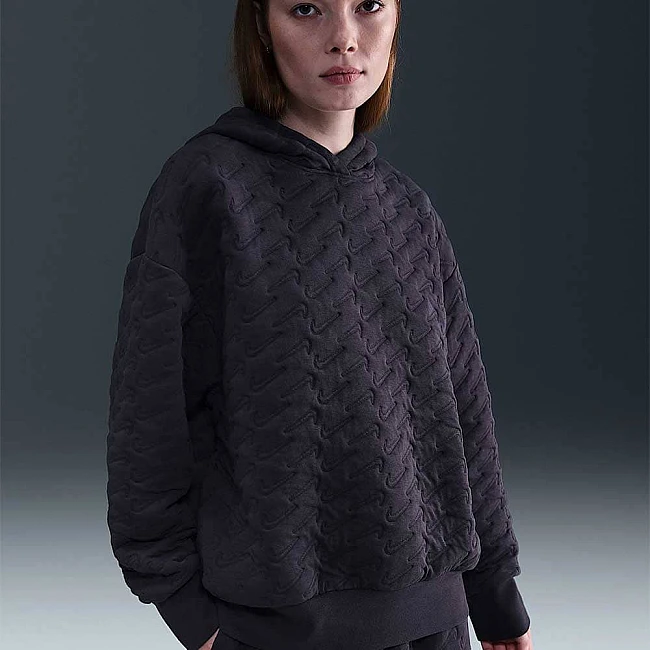 ДАМСКИ СУИТШЪРТ NIKE HV2781-540 NSW PHNX FLC LSE AOJ PO HDY ЛИЛАВ