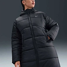 ДАМСКО ДЪЛГО ЯКЕ NIKE HV4912-010 NSW TF SNFL NK CLSC PRKA V2 ЧЕРНО